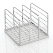 mDesign Metal Divided Purse Organizer for Closets,5 Sections