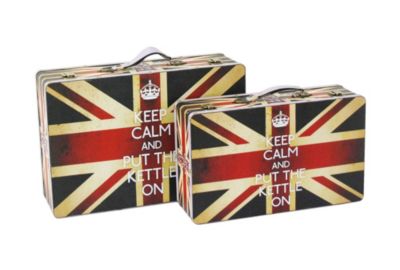 Screen Gems Home Decorative Britannia Storage Suitcases