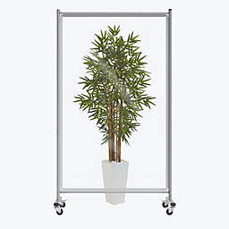 Luxor Mobile Clear Acrylic Room Divider / Sneeze Guard