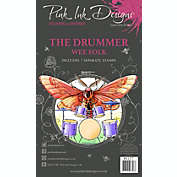 Pink Ink Designs The Drummer A6 Clear Stamp Set