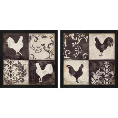 Select Item KITCHEN COLORFUL FEATHER ROOSTER THEME LINEN
