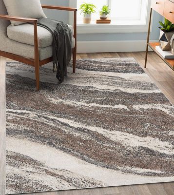 Luxe Weavers Modern Abstract Marble Area Rug