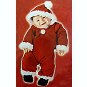 Fun World Red and White Baby Santa Unisex Infant Christmas Costume - Large