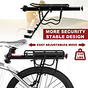 Elegant Choise 110lb Bike Rear Carrier Rack Mountain Road Bicycle Pannier Luggage Cargo Holder