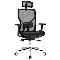 Costway High-Back Mesh Executive Chair with Sliding Seat and Adjustable Lumbar Support