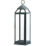Gallery of Light Tall Brushed Silver Lantern