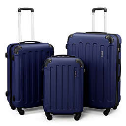VLIVE 3 PCS Luggage Set Hardshell Expandable Carry On Set