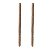 Kanso Designs Bendable & Stackable Coco Coir Pole for Plant Support - 2 Pack 32" Pole (No Stake)