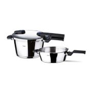Fissler Vitaquick Pressure Cooker and Pressure Skillet Set - 4.2qt. & 8.5qt.