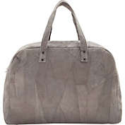 Mina Victory Handbags & Crossbody Leather Weekender 19" x 6" x 14" Charcoal