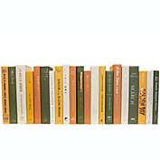 Booth & Williams Safari Decorative Books, One Foot of Real, Shelf-Ready Books, Buy As Many Feet As You Need