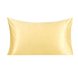 PiccoCasa Cool Silk Pillowcase, 350 Thread Count Mulberry Silk Pillow Covers with Envelope Closure for Hair and Skin, Queen(20