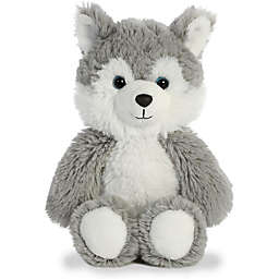 Aurora 31453 Shadow Husky Flopsie 12in Soft Toy Grey White Blue for sale online 