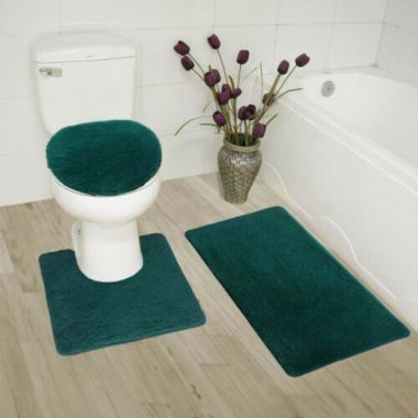 bed bath and beyond 3 piece bathroom rug set