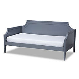 Baxton Studio Mariana Classic And Traditional Grey Finished Wood Twin Size Daybed - Grey