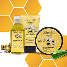 Bella B Naturals Bundle  Tummy Honey Butter 4oz and Tummy Honey Cream 4oz and Organic Olive Oil Skin Therapy 4.5oz