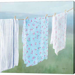 Metaverse Art Laundry Day II by Danhui Nai 24-Inch x 24-Inch Canvas Wall Art
