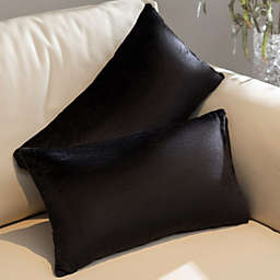 Cheer Collection - Set of 2 Hollow Fiber Filled Lumbar Couch Pillows, 12