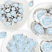 Big Dot of Happiness Dusty Blue Elegantly Simple - Guest Party Favors Candy Favor Sticker Kit - 304 Pieces