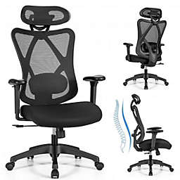 Costway High Back Mesh Executive Chair with Adjustable Lumbar Support