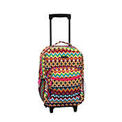 Rockland 17" Rolling Backpack - Tribal