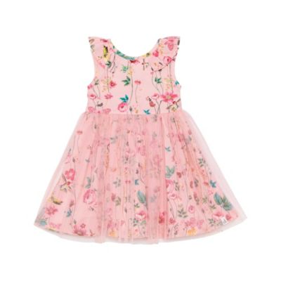 Deux par Deux Botanical Print Dress