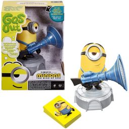 Gas Out Kids Game Featuring Minions  The Rise of Gru, 56 Cards and Minion Blaster