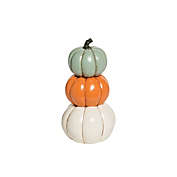 C&F Home Fall Harvest Stacking Pumpkin Table Figure Figurine Thanksgiving Decor Decoration