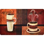 2-Pack Premium Comfort Kitchen Mats (Cafe Moderno Dahlia)