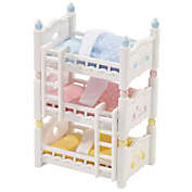 Calico Critters Triple Baby Bunk Beds Set