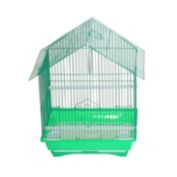 YML  A1114MGRN House Top Style Small Parakeet Cage, Green - 11" x 9" x 16"