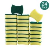 Kitcheniva 24-Pieces Lot Multi-Use Cleaning Sponges Scrub - Non-Scratch Eraser Sponge