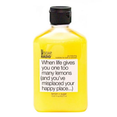 Not Soap, Radio When Life Gives You One Too Many Lemons   Happiness and Joy Inducing Lemon + Sugar