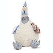 Mina Victory Plush Rooster Ivory 23" x 24" Stuffed Animal