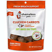 Shameless Pets Natural, Grain-Free Dog Biscuits   Made w/Upcycled Ingredients in USA   Clucken Carrots