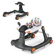 Gymax 2-in-1 Baby Walker Foldable Activity Push Walker w/ Adjustable Height