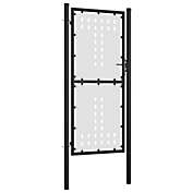 Home Life Boutique Single Door Fence Gate 3.3&#39;x5.7&#39; Black (US only)