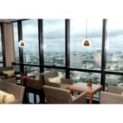 Cal Lighting Integrated Dimmable Led Double Glass Mini Pendant Light. 6W, 450 Lumen, 3000K In Smoked