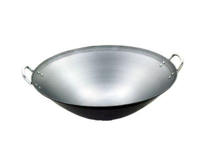 Sunpentown 16' Dishwasher Safe Modern Stainless Steel Wok with Handle (Induction Ready)