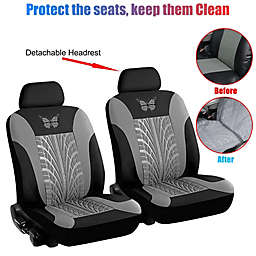 Kitcheniva 4-Pieces Universal Car SUV Full Set Seat Protect Cover