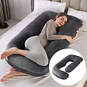 Stock Preferred J-Shape Pillow Breathable Double Zipper Design #01