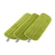 Kitchen + Home Microfiber Mop Pads - 16" Microfiber Wet and Dry Mop Head Refill 3 Pack