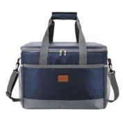 Kitcheniva 3-Layer Large Insulated Cooler Bag Leakproof Lunch Bag, 33L, Blue