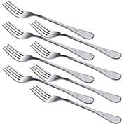 Unique Bargains Metal Restaurant Dinner Tableware Flatware Serving Fork, Table Fork Cutlery Silverware with Professional Design for Noodle, 7 Inches Long 8PCS