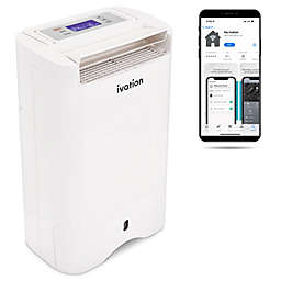 Ivation 19 Pint Smart Wi-fi Desiccant Dehumidifier with Drain Hose for Rooms up to 410 Sq/Ft