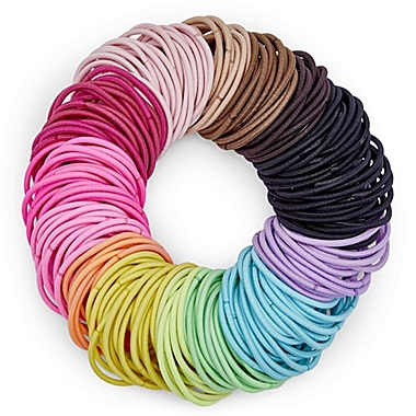 Glamlily No Metal Elastic Hair Ties Ponytail Holders for Women, 14 Colors (200 Pack). View a larger version of this product image.