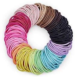 Glamlily No Metal Elastic Hair Ties Ponytail Holders for Women, 14 Colors (200 Pack)