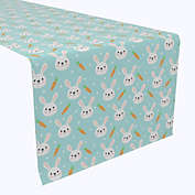 Fabric Textile Products, Inc. Table Runner, 100% Polyester, 12x72", Easter Rabbits Celebration