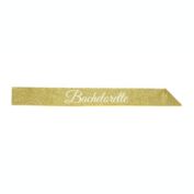 Beistle Party Decorative Bachelorette Glittered Sash 32 1/2" x 3 1/2" - 6 Pack, (1/Pkg)