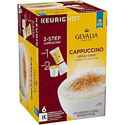 Gevalia K-Cup Pods with Froth Packet, Cappuccino, 6 CT